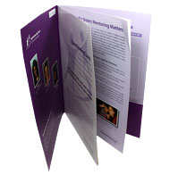 Brochure with Folder Pocket